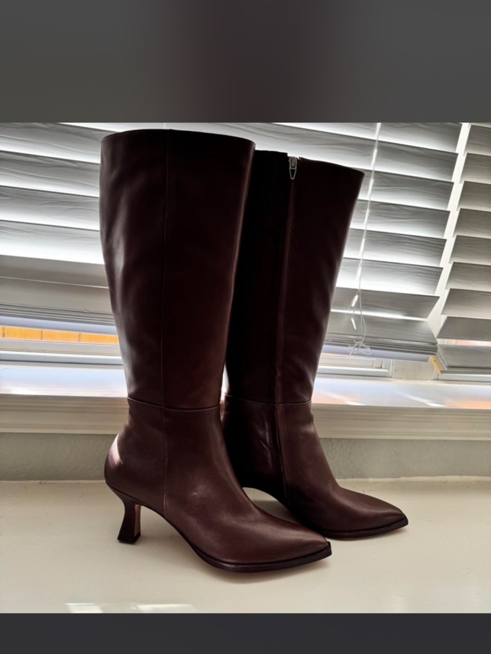 Dolce Vita Auggie WC Leather Knee-High Boots - Brown - Picture 5 of 5